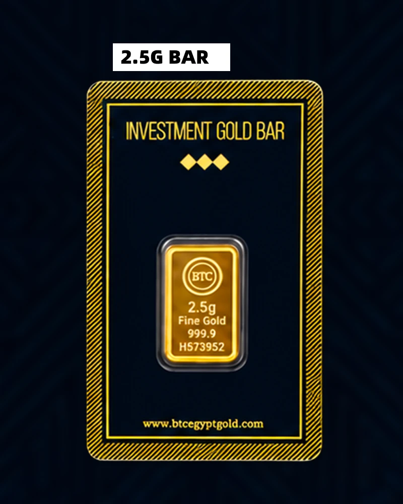 BTC Gold Bar 2.5 Grams