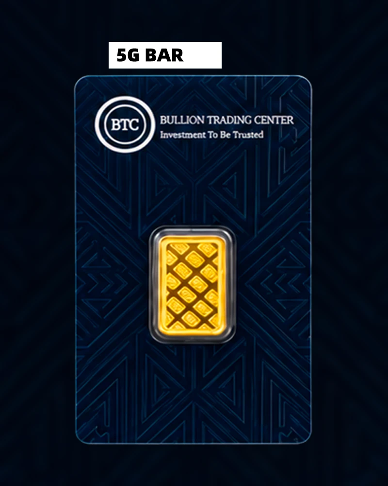 BTC Gold Bar 5 Grams
